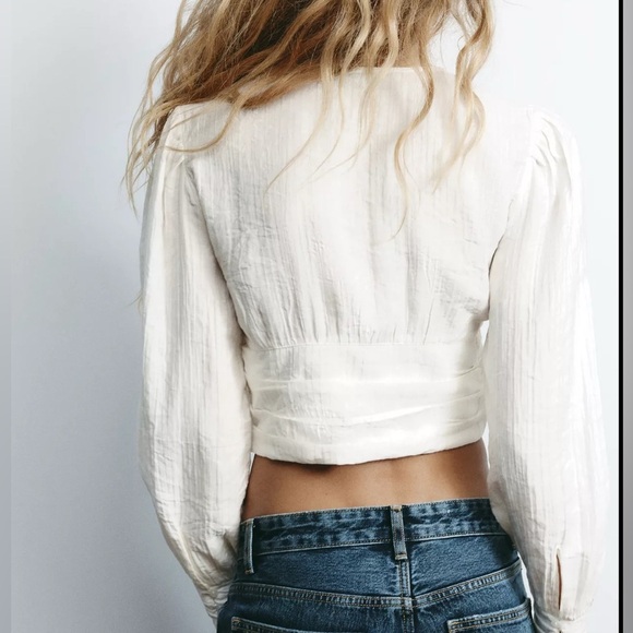 🔥🔥Zara Textured cropped top - Picture 3 of 6